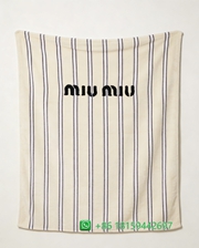 Miumiu Throw Blankets